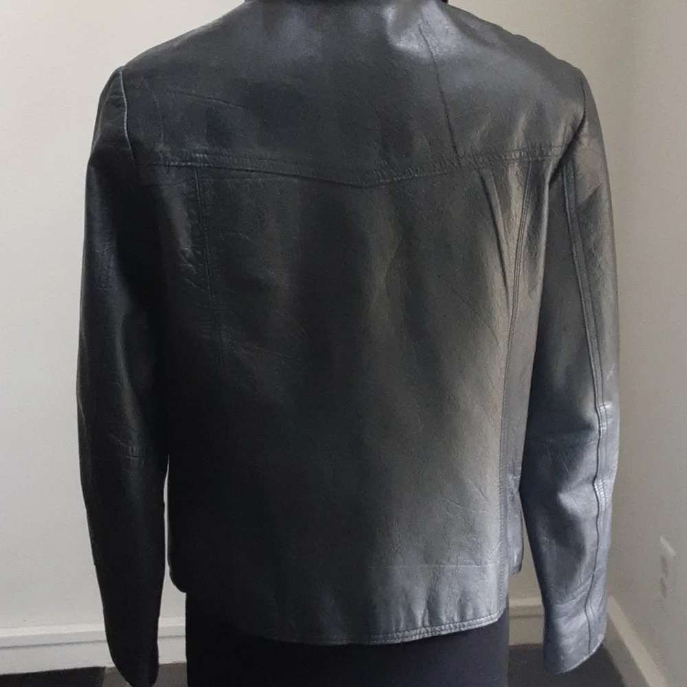 Genuine Leather GAP Y2K jacket (vintage) - Picture 8 of 16